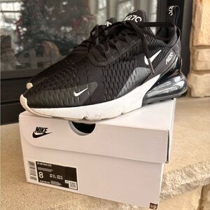 Nike Air Max 270 Black and White Sneakers